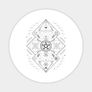 Pentacle | Pagan Symbol Magnet